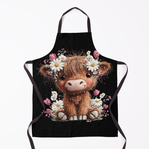 Item preview, Adorable Calf with Flowers designed and sold by perijun.