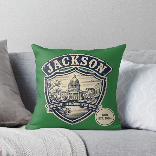Item preview, Retro Jackson Mississippi Crossroads of the South plaque designed and sold by Normandy Road Heritage.