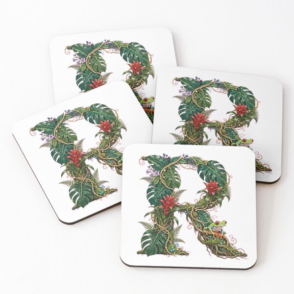 Item preview, Letter R - The Leap of the Night Jungle designed and sold by FantasyPearl.