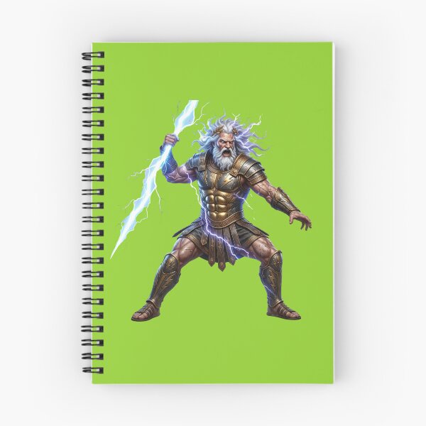 Item preview, Zeus King of Gods Golden Armor Neon Lightning designed and sold by Utopian-Magic.