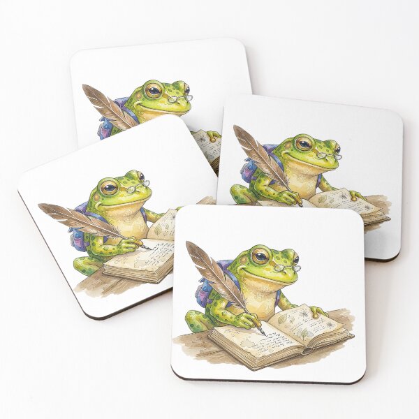 Item preview, Science Frog.  Smart, hardworking.  Making history.   designed and sold by Curious Frog.