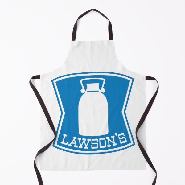 Item preview, Vintage Lawson's Dairy Blue Milk Jug Logo designed and sold by Deviant Logic Design.