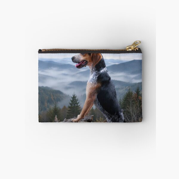 Item preview, Smoky Mountain Scent Hound Bluetick Coonhound Print designed and sold by RescueHeart10.