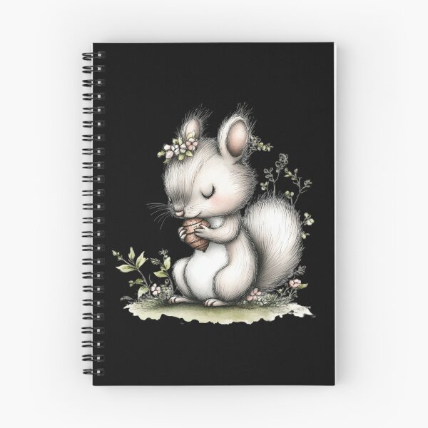 Item preview, Cute Squirrel with a Flower Crown designed and sold by perijun.