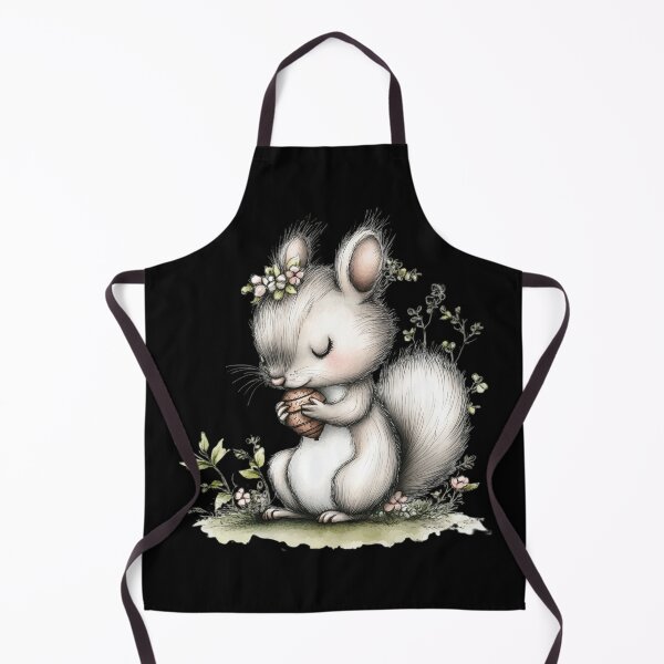 Item preview, Cute Squirrel with a Flower Crown designed and sold by perijun.
