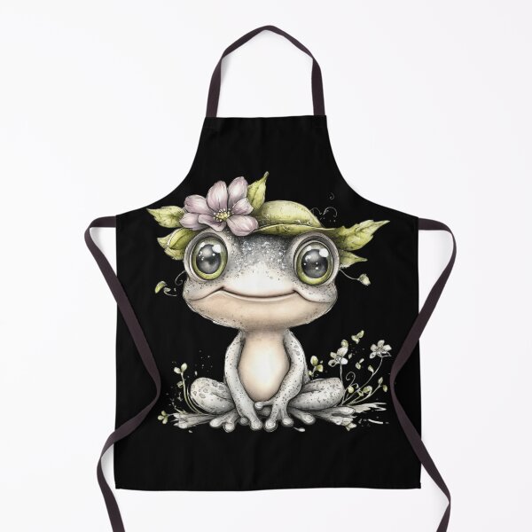 Item preview, Cute Frog with Leaf Hat designed and sold by perijun.