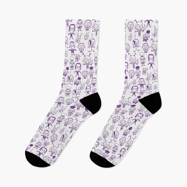 Item preview, JTHM pattern purple designed and sold by lucid.daydreaming.art.
