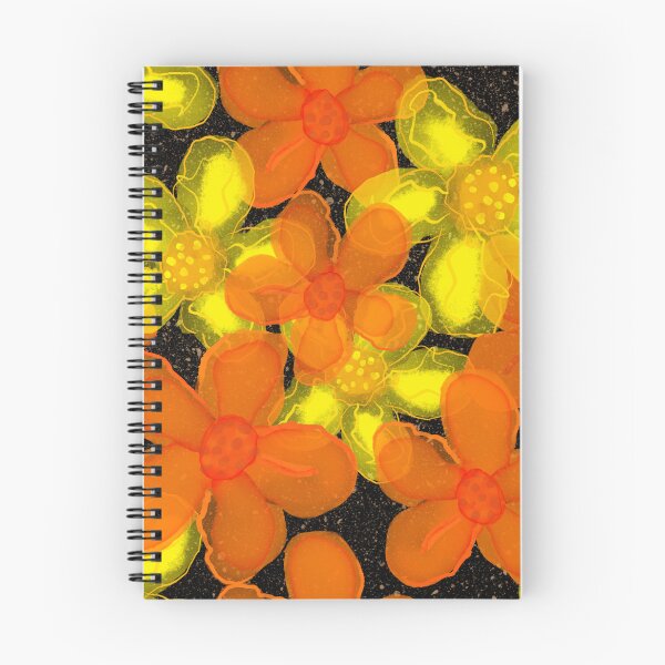 Item preview, Yellow and Orange watercolor flowers designed and sold by MarySchwindt.