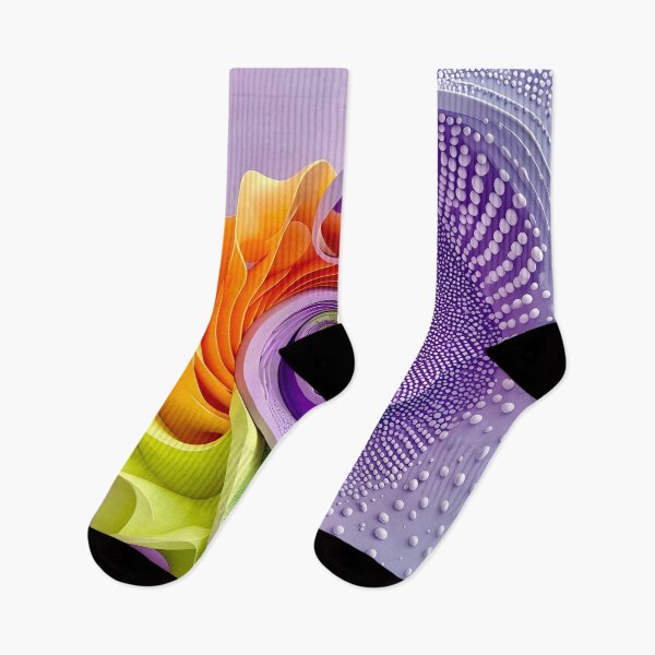 Item preview, Colorful Spiral Design in Lavender Orange Green designed and sold by Vicky Brago-Mitchell®.
