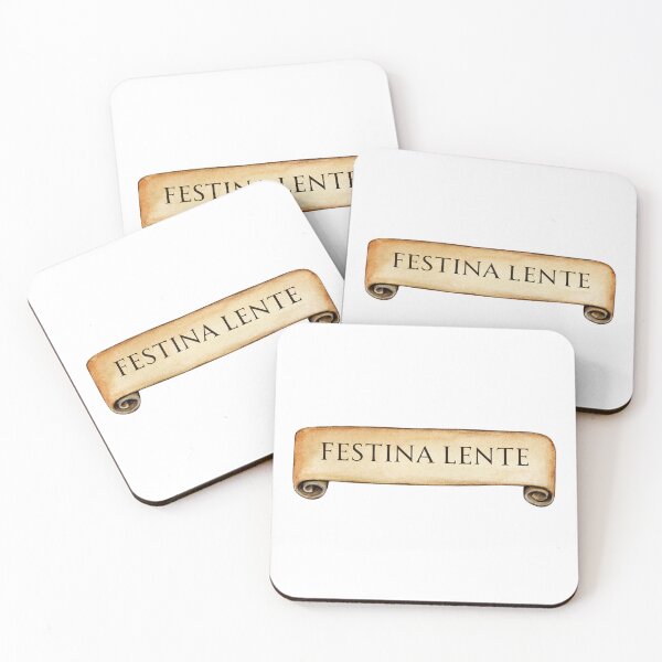 Item preview, Festina Lente (Make Haste Slowly) latin quotes, phrases designed and sold by ewicraft.