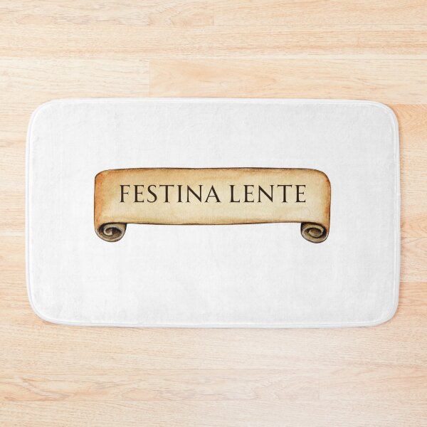 Item preview, Festina Lente (Make Haste Slowly) latin quotes, phrases designed and sold by ewicraft.
