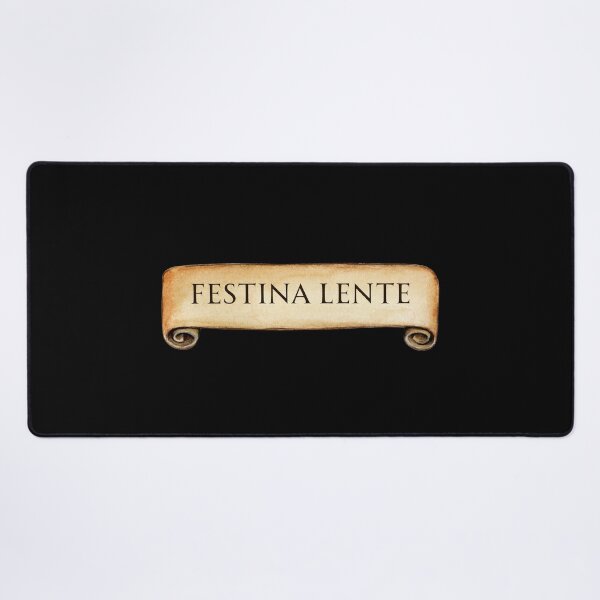 Item preview, Festina Lente (Make Haste Slowly) latin quotes, phrases designed and sold by ewicraft.