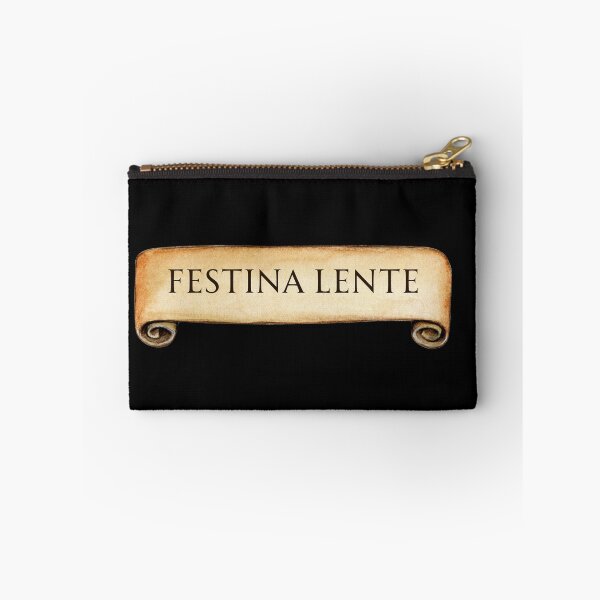Item preview, Festina Lente (Make Haste Slowly) latin quotes, phrases designed and sold by ewicraft.