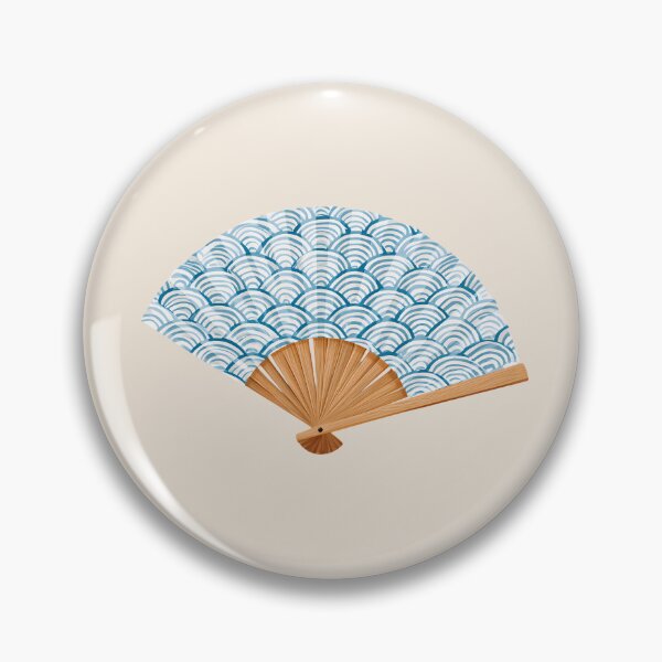 Item preview, Japanese Hand Fan - Seigaiha  designed and sold by sakurashorty.