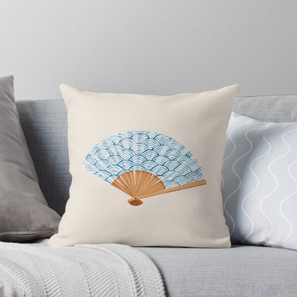 Item preview, Japanese Hand Fan - Seigaiha  designed and sold by sakurashorty.