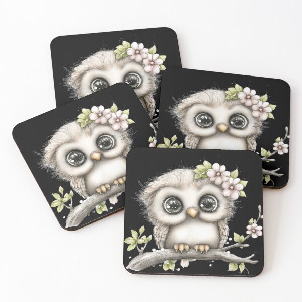 Item preview, Adorable Owl on a Branch designed and sold by perijun.