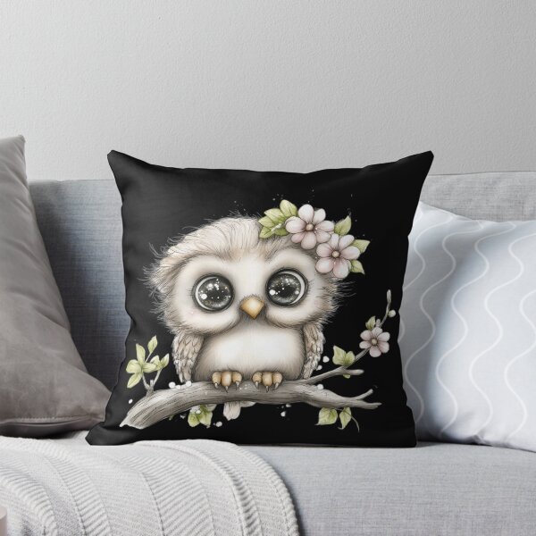 Item preview, Adorable Owl on a Branch designed and sold by perijun.