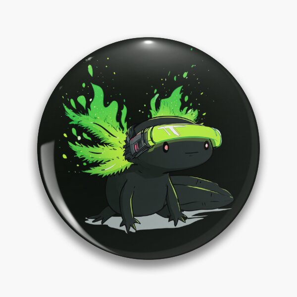 Item preview,  Cyberpunk Axolotl Neon Radioactive Tech designed and sold by Artmugic.