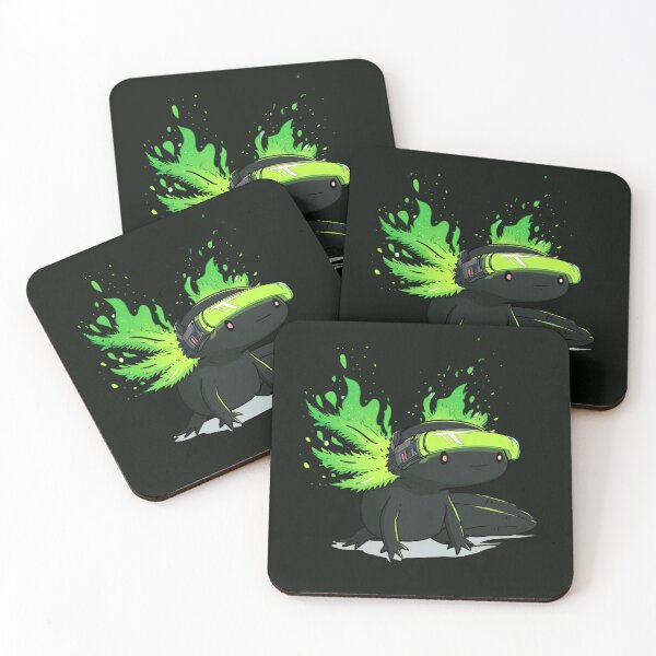 Item preview,  Cyberpunk Axolotl Neon Radioactive Tech designed and sold by Artmugic.