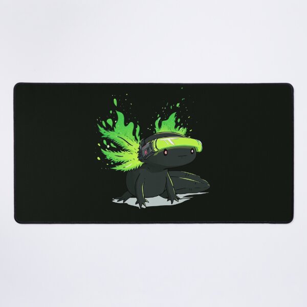 Item preview, Cyberpunk Axolotl Neon Radioactive Tech designed and sold by Artmugic.