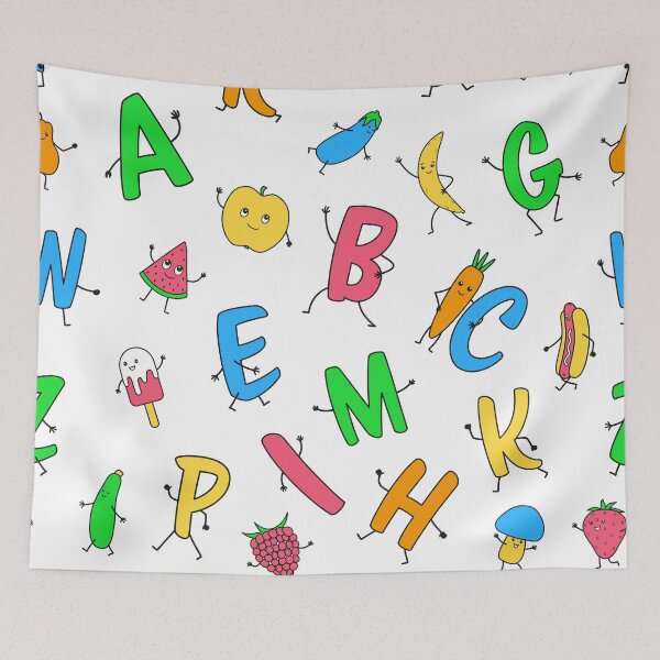 Item preview, Kids Food Alphabet designed and sold by IrynaAlex.