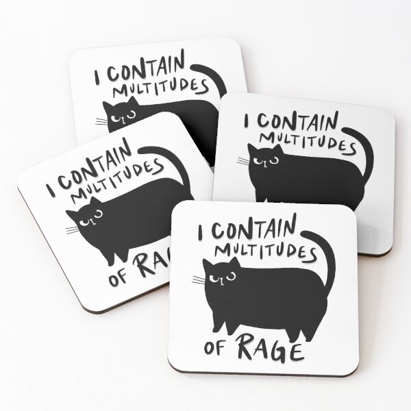 Item preview, I Contain Multitudes of Rage designed and sold by Stephanie McRae.