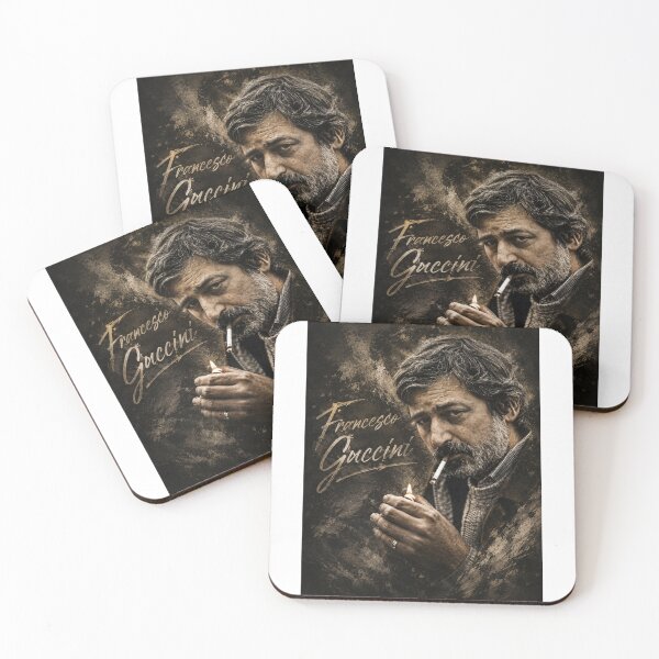 Item preview, Francesco Guccini Vintage Portrait – Retro Italian Singer Smoking Graphic designed and sold by Eddy048.