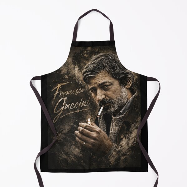 Item preview, Francesco Guccini Vintage Portrait – Retro Italian Singer Smoking Graphic designed and sold by Eddy048.