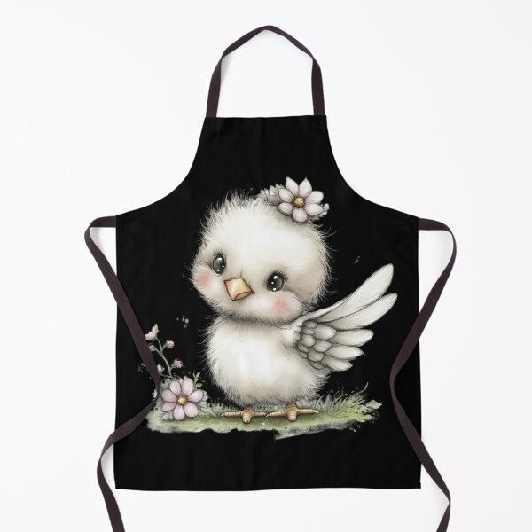 Item preview, Adorable Fluffy Bird with Flowers designed and sold by perijun.