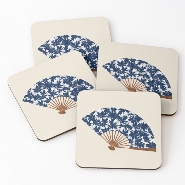 Item preview, Japanese Hand Fan - maple leaves designed and sold by sakurashorty.