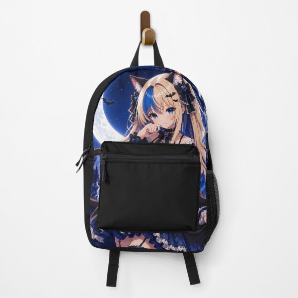 Artikelvorschau, Moonlit Neko – Blue Gothic Lolita entworfen und verkauft von Revyra Design .