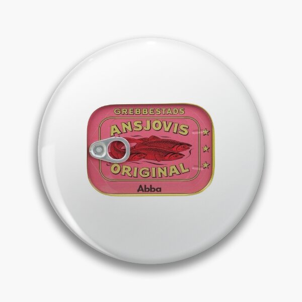 Item preview, vintage tinned fish sardines pink designed and sold by ellmoswrld.