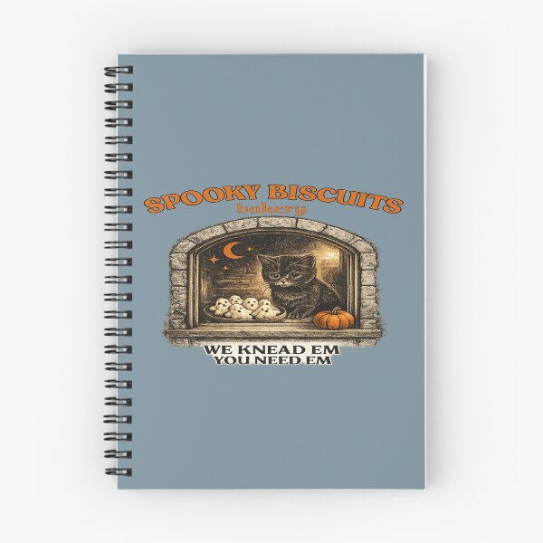 Item preview, Spooky Biscuits Black Cat Bakery Lovers designed and sold by POD DYNASTY | Original Print On Demand T-Shirt Graphics.