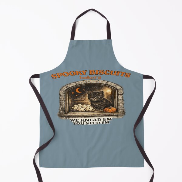 Item preview, Spooky Biscuits Black Cat Bakery Lovers designed and sold by POD DYNASTY | Original Print On Demand T-Shirt Graphics.