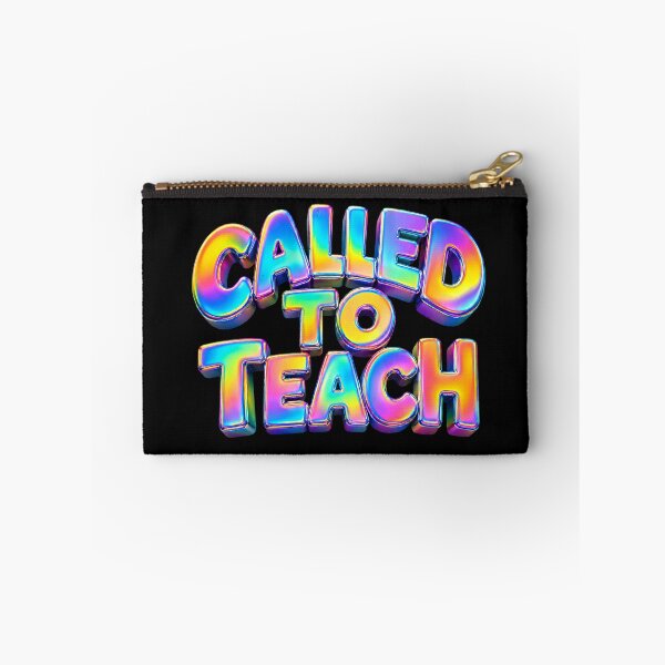 Item preview, Called to Teach – Colorful Holographic Teacher Quote | Back to School designed and sold by PalleteCreation.