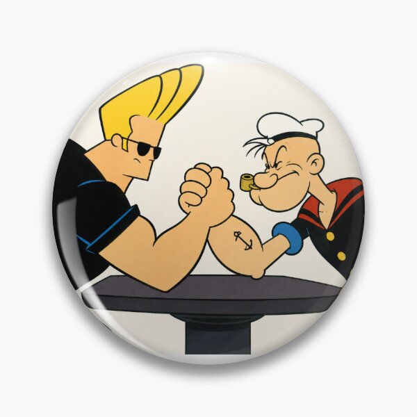Item preview, Johnny Bravo vs. Popeye – Ultimate Arm Wrestling Showdown designed and sold by Ghostly-Outlaws.