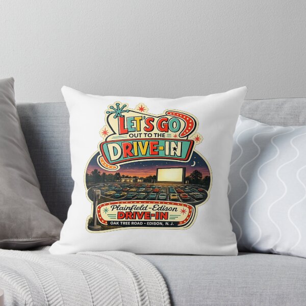 Item preview, Plainfield-Edison Drive-In – Vintage Oak Tree Road New Jersey designed and sold by Past in Threads.