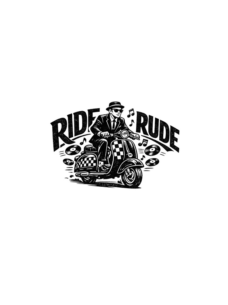 Thumbnail 4 of 4, iPhone Case, Ride Rude - Rude Boy 2 Tone Scooter  designed and sold by RudeBeatCo.