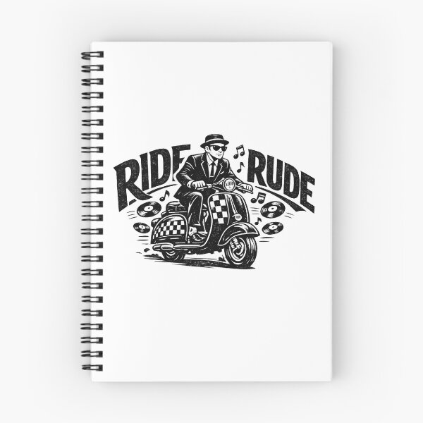 Item preview, Ride Rude - Rude Boy 2 Tone Scooter  designed and sold by RudeBeatCo.