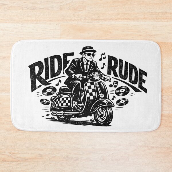 Item preview, Ride Rude - Rude Boy 2 Tone Scooter  designed and sold by RudeBeatCo.