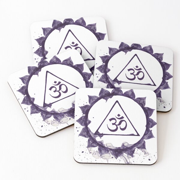 Item preview, Ajna Third Eye Chakra Om Symbol Art designed and sold by NeuralLoft Frequency.