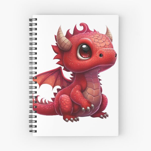 Item preview, Cinder the friendly dragon designed and sold by Curious Frog.