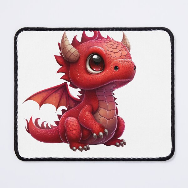Item preview, Cinder the friendly dragon designed and sold by Curious Frog.