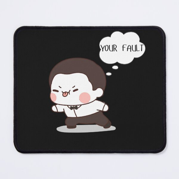 Item preview, Cute Cartoon Character Playing Blame Game Sticker designed and sold by ArtivoNest.