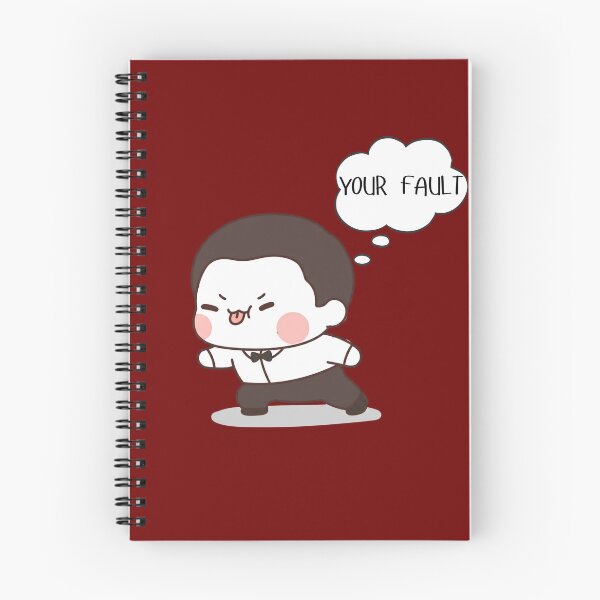 Item preview, Cute Cartoon Character Playing Blame Game Sticker designed and sold by ArtivoNest.