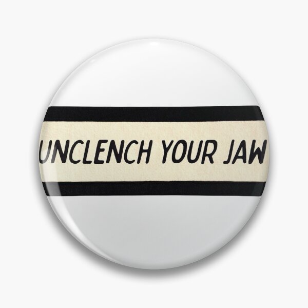 Item preview, vintage banner saying unclench your jaw designed and sold by ellmoswrld.