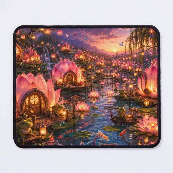 Item preview, Lotus Lantern Fantasy Village designed and sold by Gold&pixels.