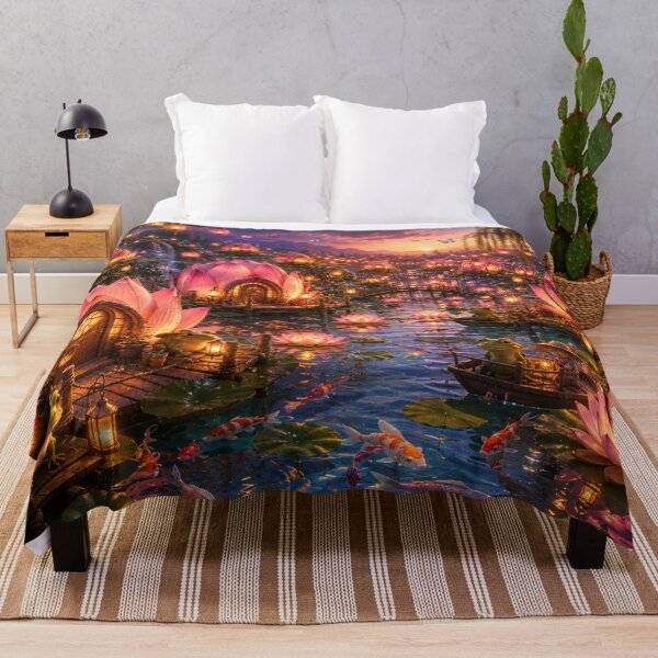 Item preview, Lotus Lantern Fantasy Village designed and sold by Gold&pixels.