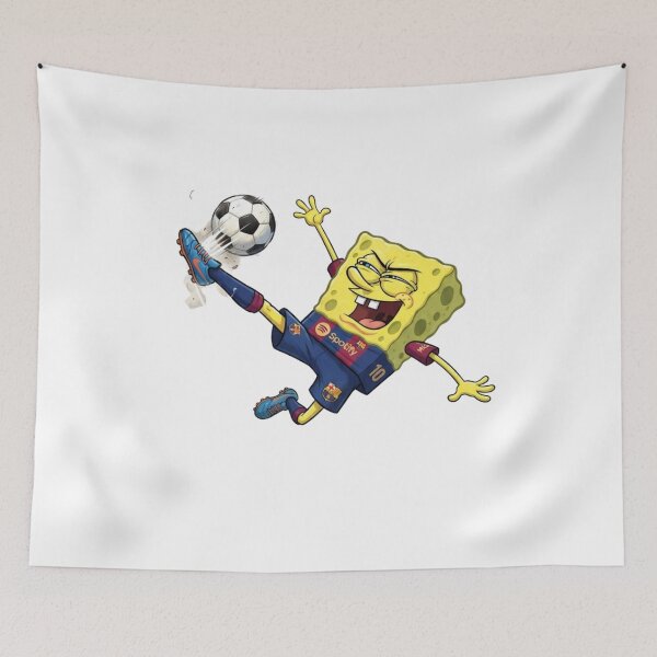Item preview, Funny Yellow Sponge Soccer Player Number 10 Parody designed and sold by annaarthk.