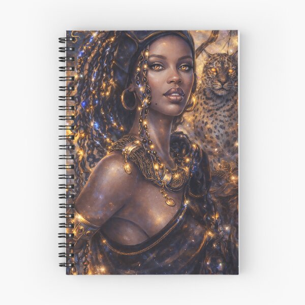 Item preview, Goddess of Bast – Mythic Feline Protector designed and sold by NeonSpiritArt.